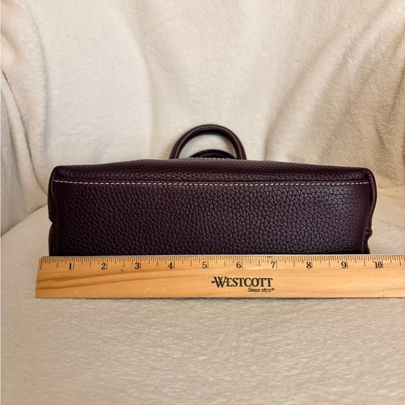 Dooney & Bourke Rich Dark Purple/Wine Leather Crossbody Bag - Picture 6 of 7